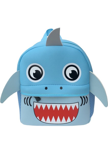 Mdsj Happy Shark Bebek Seyahat Okul Çantası (Yurt Dışından)