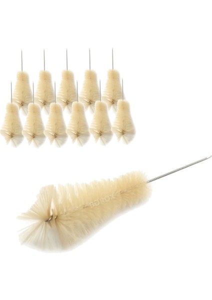 Laboratuvar Erlen Yıkama Fırçası - 29 Cm Orta Boy - 11 Adetlik Toptan Set