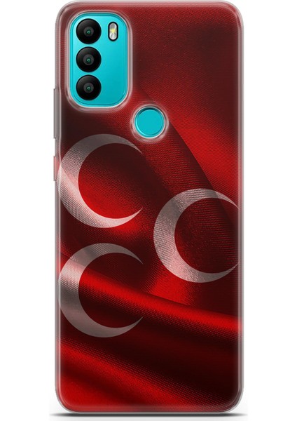 General Mobile Gm 21 Plus Uyumlu Kılıf Hd Baskılı Kılıf - Üç Hilal