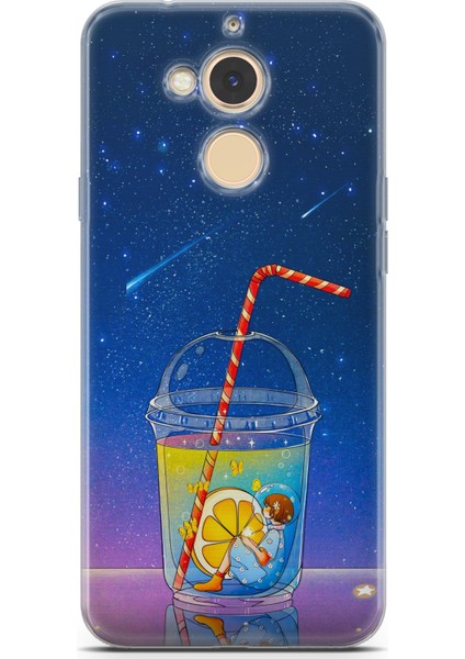 General Mobile Gm 8 Uyumlu Kılıf Hd Baskılı Kılıf - Cool Lime