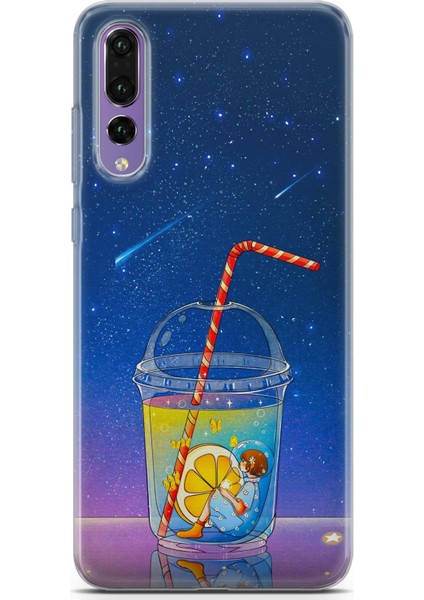Huawei P20 Pro Uyumlu Kılıf Hd Baskılı Kılıf - Cool Lime