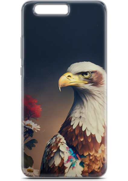 Huawei P10 Plus Uyumlu Kılıf Hd Baskılı Kılıf - Kartal fiyatları