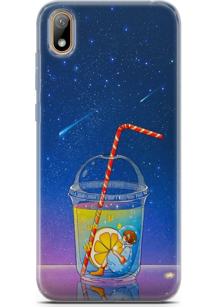 Huawei Y5 2019 Uyumlu Kılıf Hd Baskılı Kılıf - Cool Lime