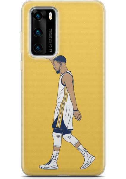 Huawei P40 Uyumlu Kılıf Hd Baskılı Kılıf - Curry