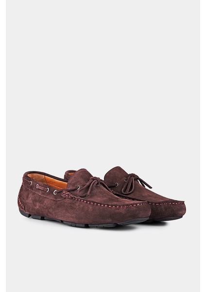 Erkek Süet Loafer Ayakkabı KAHVE AY23Y23104_D11