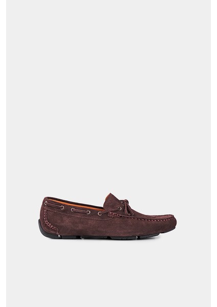 Erkek Süet Loafer Ayakkabı KAHVE AY23Y23104_D11