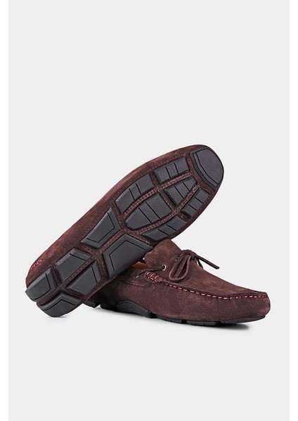 Erkek Süet Loafer Ayakkabı KAHVE AY23Y23104_D11