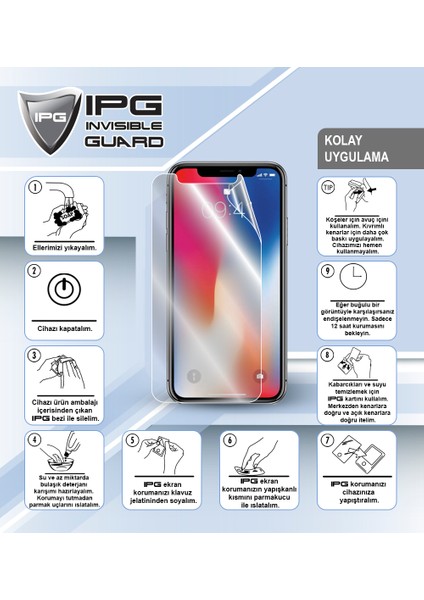 Ipg Samsung Galaxy Z Fold 5 Hydrogel Tam Kaplama (Iç - Dış Ekran ve Arka Koruma)