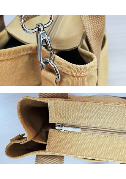Bayan Fermuarlı Kanvas Çanta Bento Omuz Çantası (Yurt Dışından) fiyatları