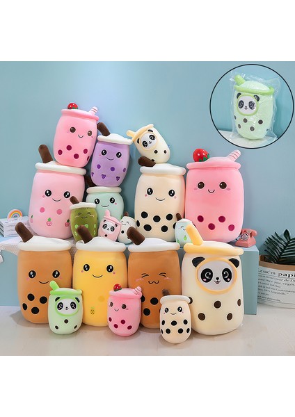 35CM Simülasyon Meyve Sütü Çay Bardağı Yastık Peluş Oyuncak (Yurt Dışından)