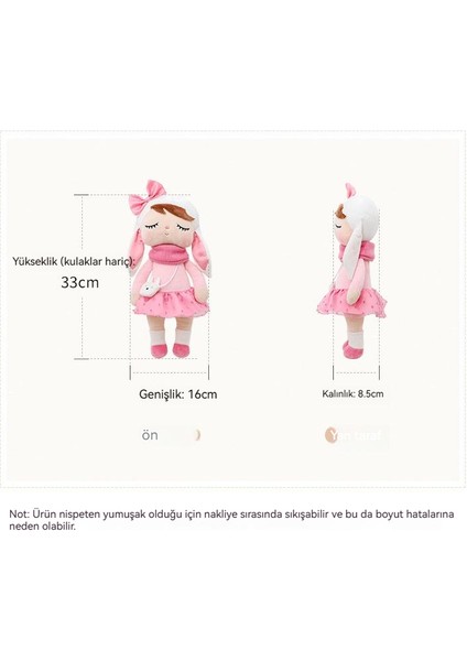 33CM Tavşan Çizgi Film Bebeği Peluş Oyuncak (Yurt Dışından)