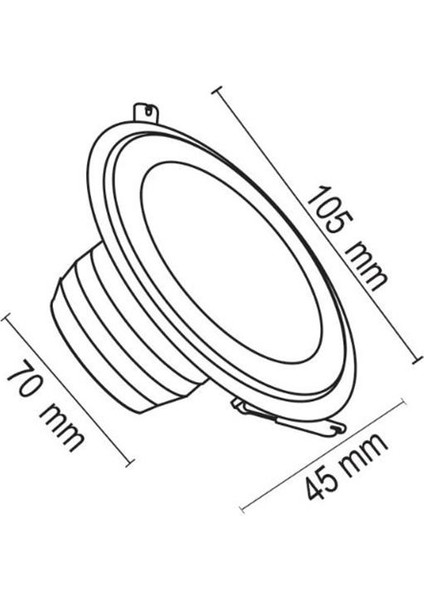 7 Watt Dekoratif Camlı 3 Renk Panel indirimleri