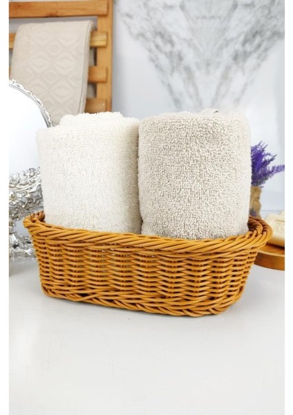 Rattan Banyo ve Makyaj Organizer Sepeti Oval Ekmeklik 24 cm Kahverengi - YK1447