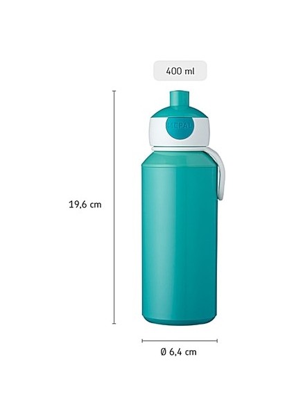 Drinking Bottle Pop Up Campus Içecek Şişesi 400 ml - Space
