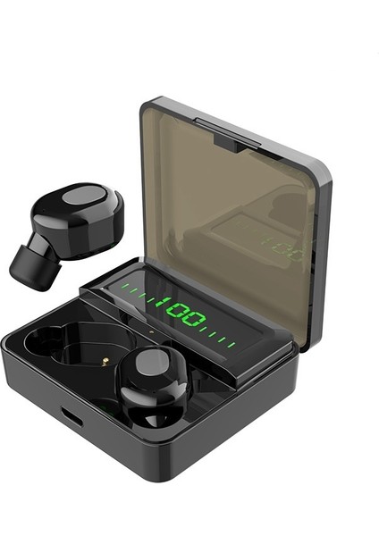 Xp T12 Tws Kulak Içi Bluetooth Kulaklık - Siyah (Yurt Dışından)