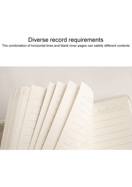 B6 Retro Pu Kapak Defter - Kırmızı (Yurt Dışından)