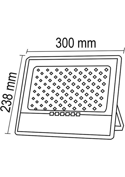 250W Solar Projektör