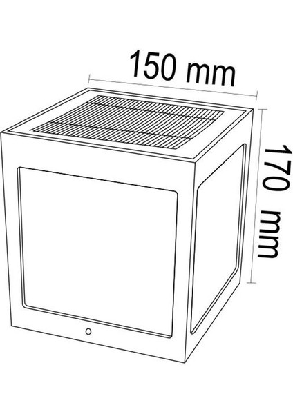 30W Solar Dekoratif Set Üstü Armatür fırsatları