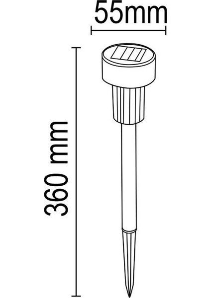 3W Solar Camlı Çim Armatürü indirimleri