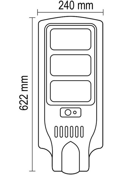 120W Solar Sokak Lambası