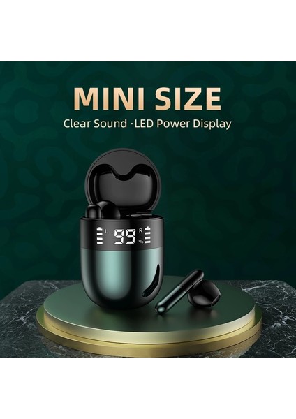 Xp LED Dijital Ekran Kablosuz Bluetooth Kulaklık - Kırmızı (Yurt Dışından) fırsatları