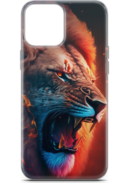 Apple iPhone 12 Pro Max Uyumlu Kılıf Hd Baskılı Kılıf - Aslan Kral fiyatları
