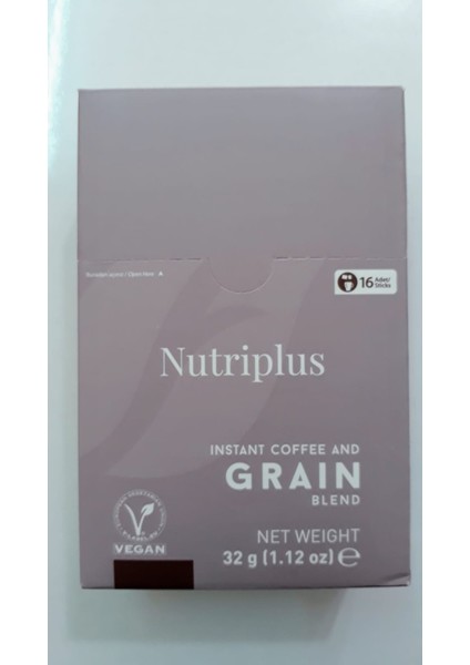 Nutriplus Nutricoffee Tahıllı Kahve-3 Lü Paket