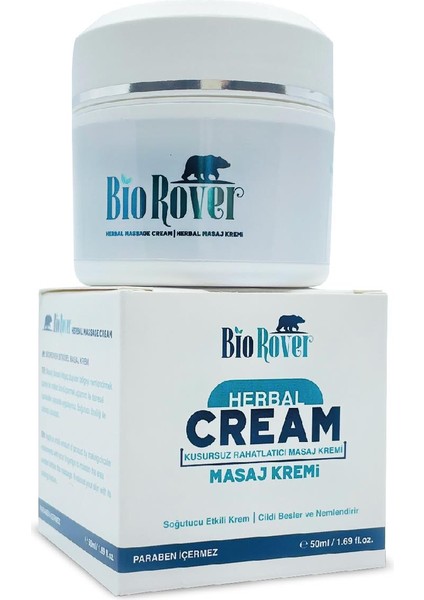 Biorover Herbal Masaj Kremi 50 ml