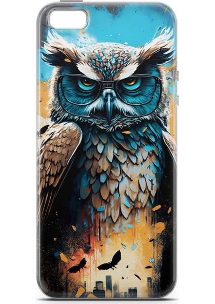 Apple iPhone 5 Uyumlu Kılıf Hd Baskılı Kılıf - Baykuş Graffiti fiyatları