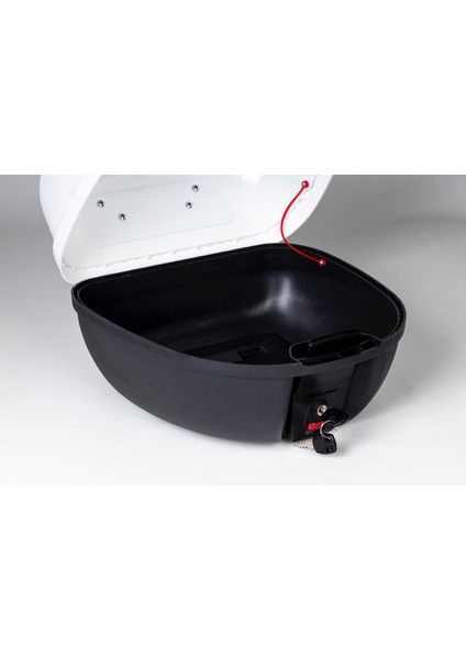 Motosiklet Arka Çanta 32LT Beyaz Topcase