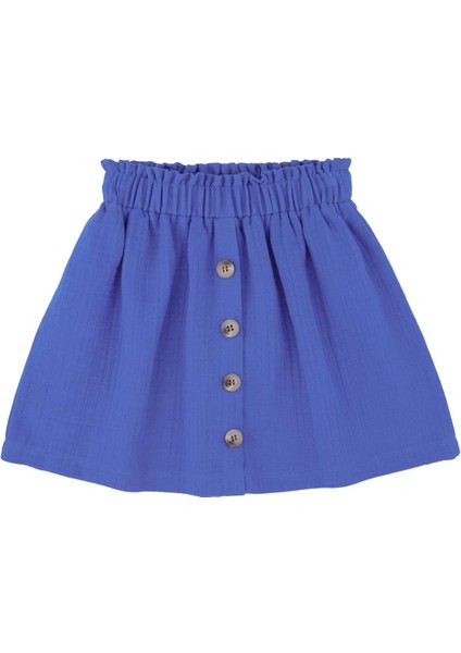 Kız Çocuk Süs Düğmeli Beli Lastikli Etek indirimleri