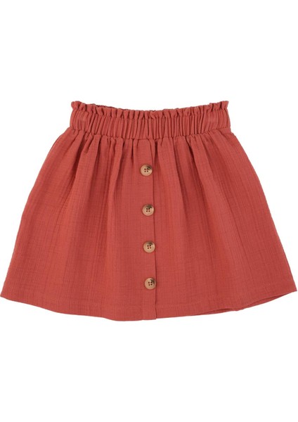 Kız Çocuk Süs Düğmeli Beli Lastikli Etek fiyatları