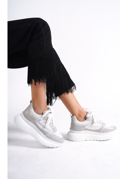 315-GR Gri Kadın Spor Ayakkabı & Sneaker