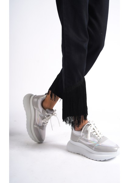 315-GR Gri Kadın Spor Ayakkabı & Sneaker