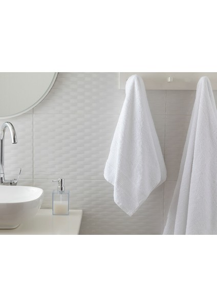 Pure Basic Yüz Havlusu 50x90 Cm Beyaz