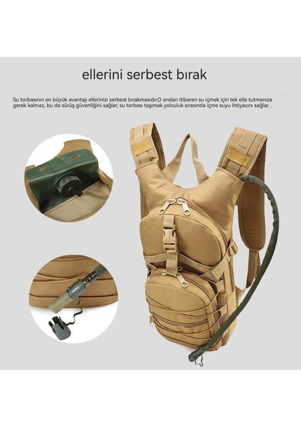 Açık Kros Sporları Yürüyüş 3l Su Şişesi Su Torbası Sırt Çantası (Yurt Dışından)