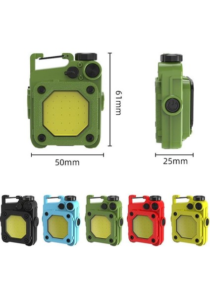 Açık Çok Fonksiyonlu Güçlü Hafif Şarj Edilebilir El Feneri Anahtarlık (Yurt Dışından) modelleri