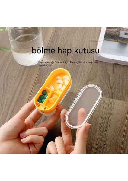 Ev Tipi Taşınabilir Hap Kutusu (Yurt Dışından)