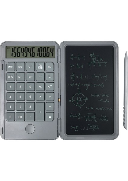 Şarj Edilebilir Hesap Makinesi - Gri (Yurt Dışından)