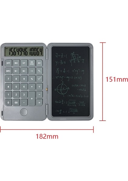 Şarj Edilebilir Hesap Makinesi - Gri (Yurt Dışından) fiyatları