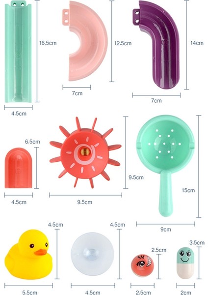 Bebek Yüzme Banyo Su Oyuncakları - Çok Renkli (Yurt Dışından) modelleri