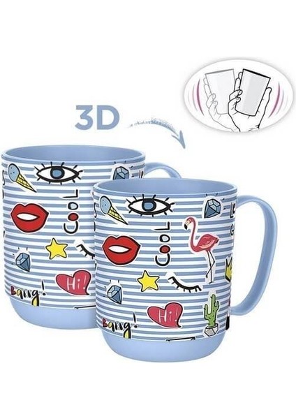AP-9032 3D Funny Bardak 350 ml