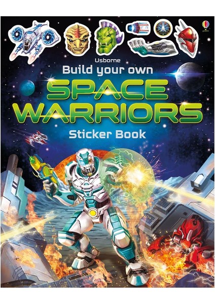 Build Your Own Space Warriors Sticker Book - Simon Tudhope