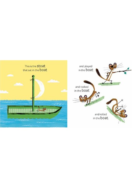 The Goat And The Stoat And The Boat (Paperback) - Em Lynas