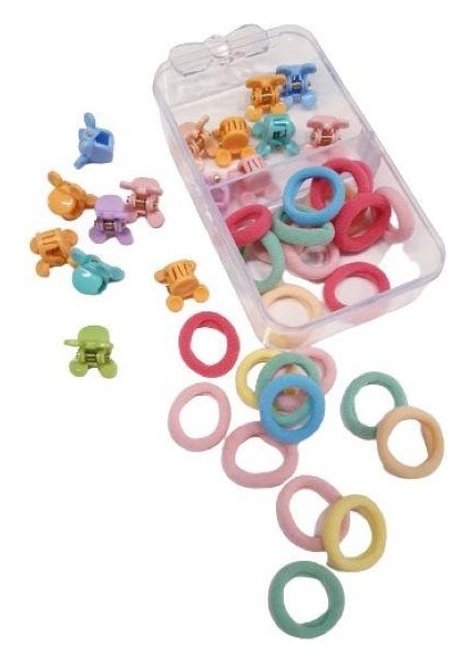 Kutulu Çocuk Toka Set (40 Adet)