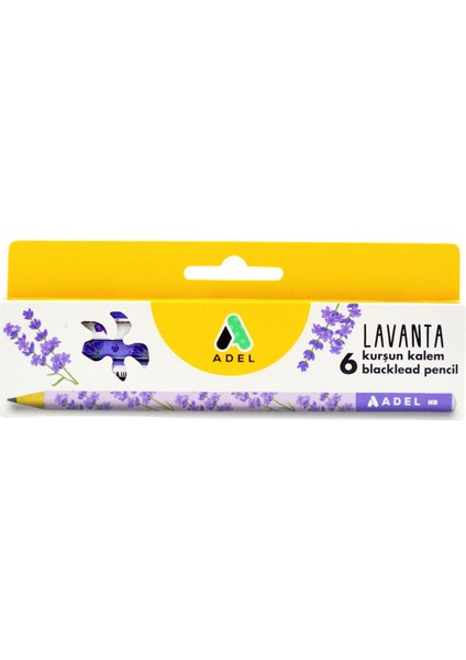 Adel Lavanta Hb Kurşun Kalem 6 Lı Kutu