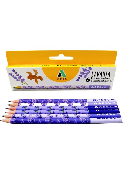 Adel Lavanta Hb Kurşun Kalem 6 Lı Kutu fırsatları