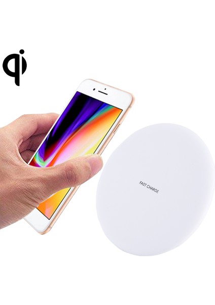 9V 1A / 5V 1A Evrensel Yuvarlak Qi Fast Wiress Charger (Yurt Dışından)