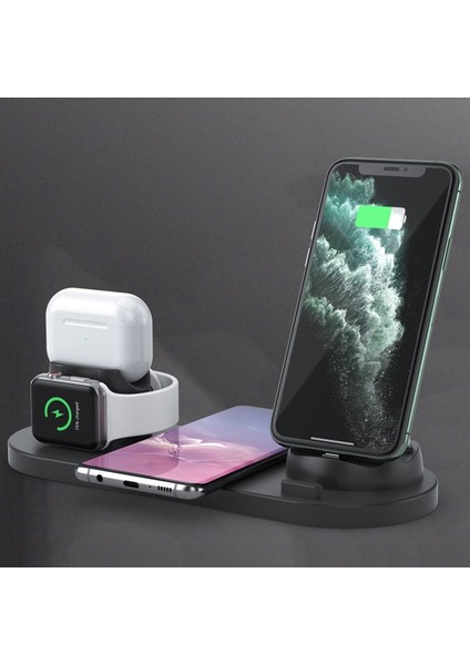 6'da 1 10W Qi Standart Wiress Charger Standı (Yurt Dışından) fiyatları