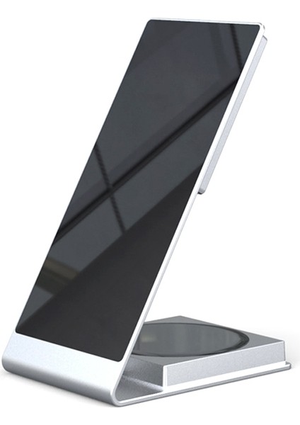 Y21 2 In 1 Manyetik Telefon Kablosuz Şarj Cihazı - Gümüş (Yurt Dışından)